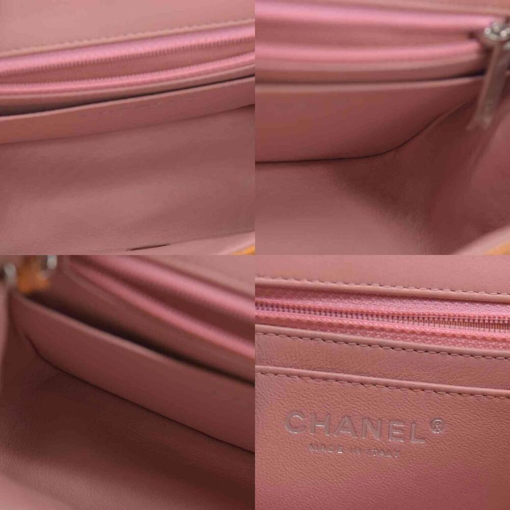 $5200 Chanel Mini Square Flap Bag Orange 2013 - Picture 12 of 15